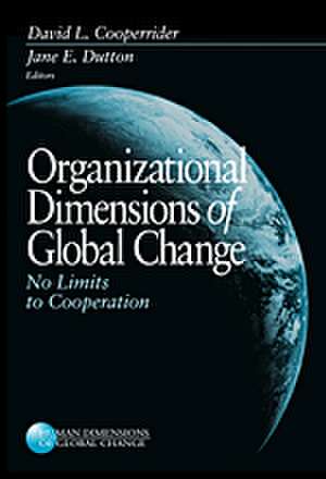 Organizational Dimensions of Global Change: No Limits to Cooperation de David L. Cooperrider