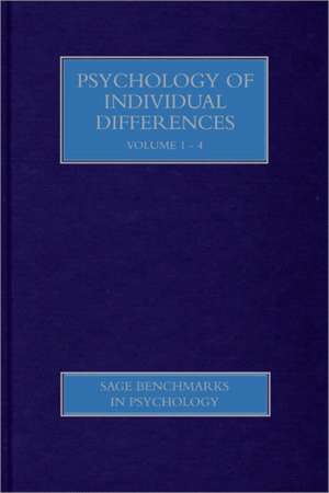 Psychology of Individual Differences de Gregory J. Boyle