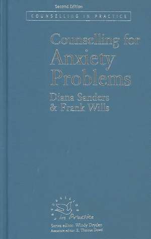 Counselling for Anxiety Problems de Diana J Sanders
