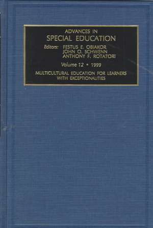 Multicultural Education for Learners with Exceptionalities de Anthony F. Rotatori