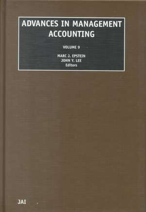 Advances in Management Accounting de John Y. Lee