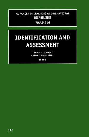 Identification and Assessment de Thomas E. Scruggs