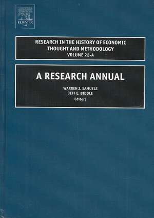 A Research Annual de Warren J. Samuels