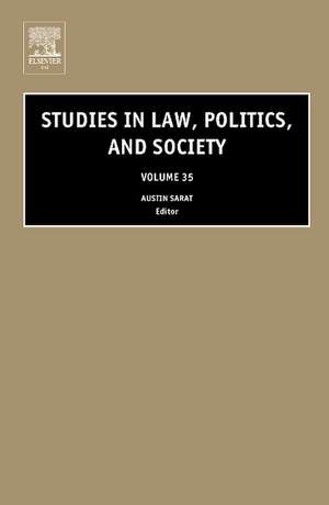 Studies in Law, Politics and Society de Austin Sarat