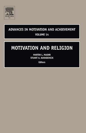 Motivation and Religion de Martin L. Maehr