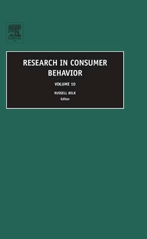 Research in Consumer Behavior de Russell W. Belk