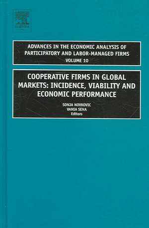 Cooperative Firms in Global Markets – Incidence, Viability and Economic Performance de Sonja Novkovic