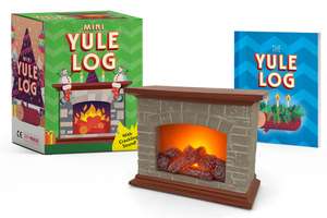 Mini Yule Log: With crackling sound! de Running Press