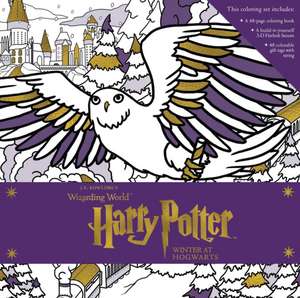 Harry Potter: Winter at Hogwarts: A Magical Coloring Set de Insight Editions