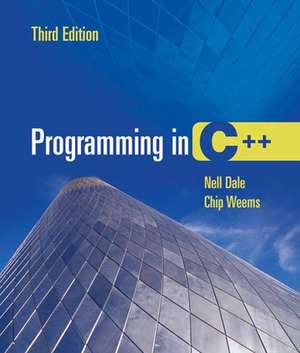 Programming in C++ 3e de Nell B. Dale