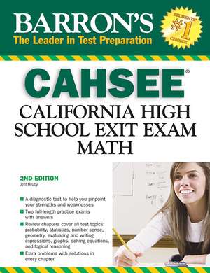 CAHSEE--Math: California High School Exit Exam de Barron's Educational Series