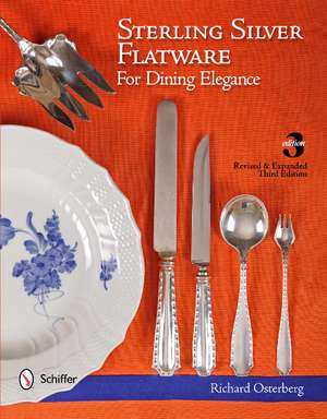 Sterling Silver Flatware For Dining Elegance de Richard Osterberg