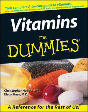 Vitamins For Dummies de C Hobbs