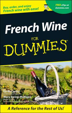 French Wine For Dummies de E McCarthy