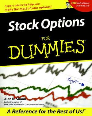 Stock Options For Dummies de AR Simon