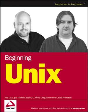 Beginning Unix +CD de JC Love