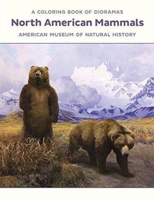 North American Mammals Dioramas Coloring Book Cb180