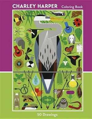 Charley Harper 50 Drawings Coloring Book de Charley Harper