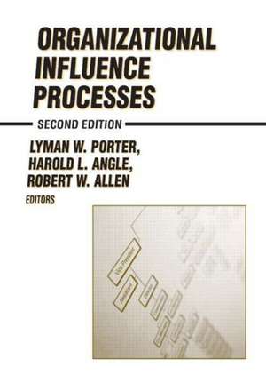 Organizational Influence Processes de Robert W. Allen