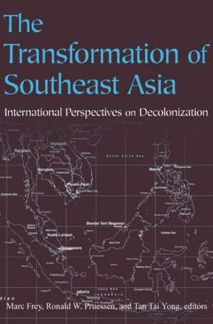 The Transformation of Southeast Asia de Marc Frey