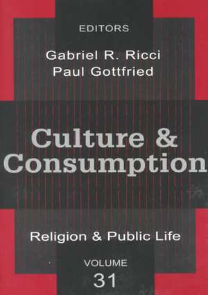 Culture and Consumption de Gabriel R. Ricci