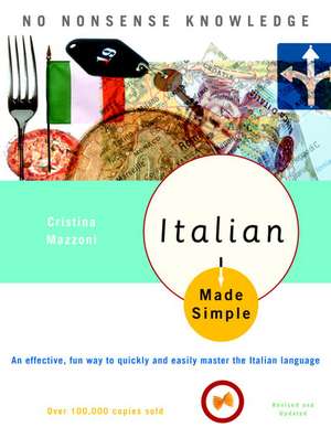 Italian Made Simple de Mazzoni Cristina