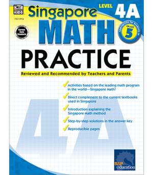 Singapore Math Practice, Level 4A Grade 5 de Frank Schaffer Publications