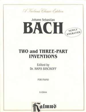 Two- And Three-Part Inventions de Bach