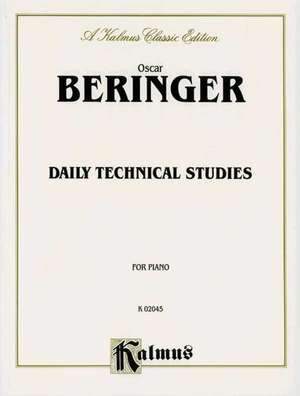 Oscar Beringer: Daily Technical Studies for Piano de Not Available (NA)