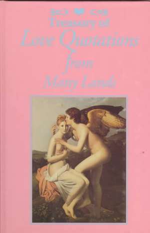 Treasury of Love Quotations from Many Lands de Hippocrene Books