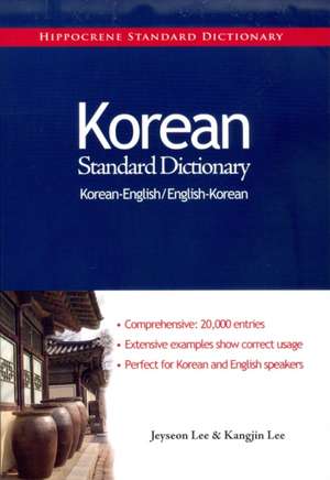 Korean Standard Dictionary de Jeyseon Lee