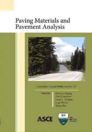 Paving Materials and Pavement Analysis de Huang