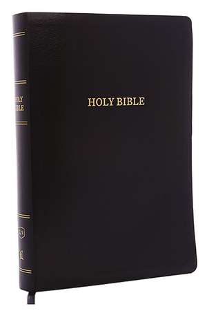 KJV Holy Bible: Super Giant Print with 43,000 Cross References, Black Leather-look, Red Letter, Comfort Print (Thumb Indexed): King James Version de Thomas Nelson