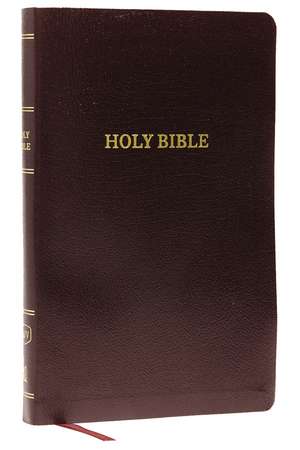 KJV, Thinline Reference Bible, Bonded Leather, Burgundy, Thumb Indexed, Red Letter, Comfort Print: Holy Bible, King James Version de Thomas Nelson