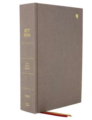 NET Bible, Full-notes Edition, Cloth over Board, Gray, Comfort Print: Holy Bible de Thomas Nelson