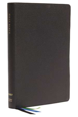 NET Bible, Thinline Large Print, Leathersoft, Black, Comfort Print: Holy Bible de Thomas Nelson