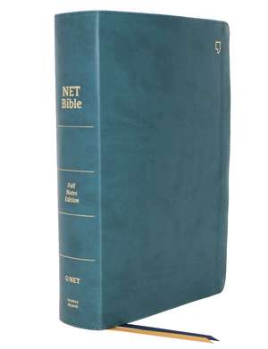 NET Bible, Full-notes Edition, Leathersoft, Teal, Comfort Print: Holy Bible de Thomas Nelson