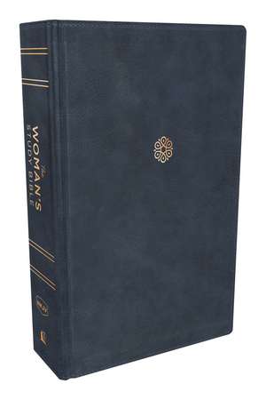 NKJV, The Woman's Study Bible, Leathersoft, Blue, Red Letter, Full-Color Edition: Receiving God's Truth for Balance, Hope, and Transformation de Dorothy Kelley Patterson