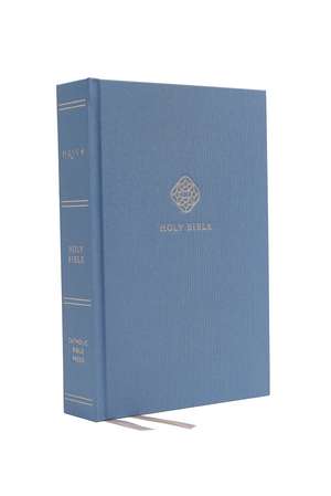 NRSV, Catholic Bible, Journal Edition, Cloth over Board, Blue, Comfort Print: Holy Bible de Catholic Bible Press