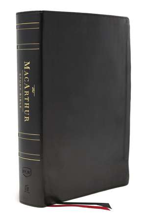 NKJV, MacArthur Study Bible, 2nd Edition, Genuine Leather, Black, Comfort Print: Unleashing God's Truth One Verse at a Time de John F. MacArthur