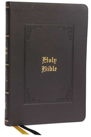 KJV Holy Bible: Large Print Thinline, Black Leathersoft, Red Letter, Comfort Print: King James Version: Holy Bible, King James Version de Thomas Nelson