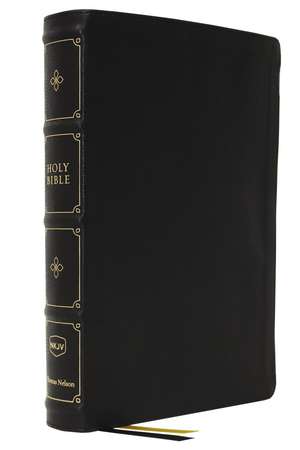 NKJV, Large Print Verse-by-Verse Reference Bible, Maclaren Series, Leathersoft, Black, Comfort Print: Holy Bible, New King James Version de Thomas Nelson