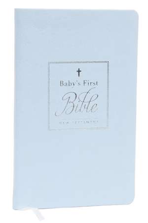 KJV, Baby's First New Testament, Leathersoft, Blue, Red Letter, Comfort Print: Holy Bible, King James Version de Thomas Nelson