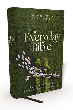 KJV, The Everyday Bible, Hardcover, Red Letter, Comfort Print: 365 Daily Readings Through the Whole Bible de Thomas Nelson