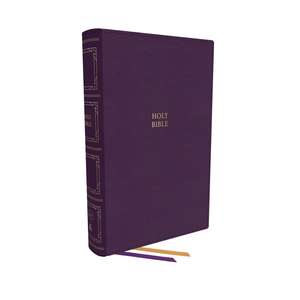 KJV, Paragraph-style Large Print Thinline Bible, Leathersoft, Purple, Red Letter, Thumb Indexed, Comfort Print: Holy Bible, King James Version de Thomas Nelson