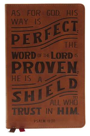 NKJV, Personal Size Reference Bible, Verse Art Cover Collection, Leathersoft, Tan, Red Letter, Thumb Indexed, Comfort Print: Holy Bible, New King James Version de Thomas Nelson