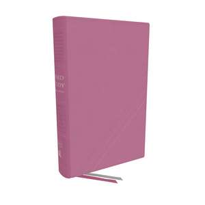 KJV, Word Study Reference Bible, Leathersoft, Pink, Red Letter, Comfort Print: 2,000 Keywords that Unlock the Meaning of the Bible de Thomas Nelson