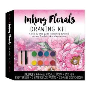 Inking Florals Drawing Kit de Isa Down