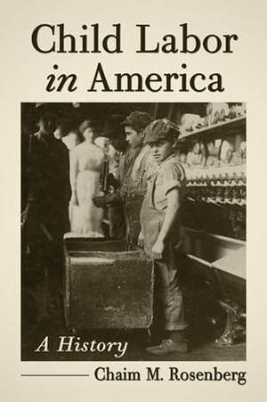 Child Labor in America: A History de Chaim M. Rosenberg