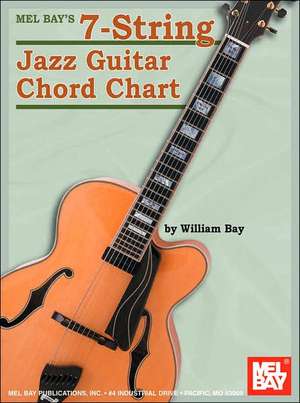 7-String Jazz Guitar Chord Chart de William Bay